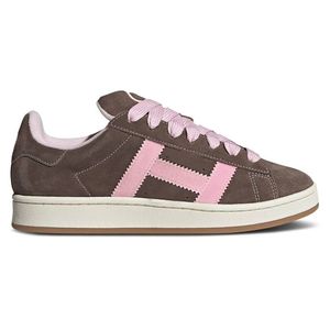 Marca de luxo camurça couro campus 00s sapatos designer mulheres homens núcleo preto cristal branco escarlate vermelho escuro verde goma poeira carga claro rosa baixo treinadores og tênis