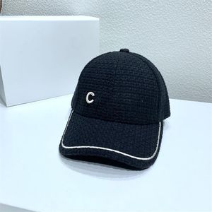 Siyah Beyaz Beyzbol Kapağı Tasarımcısı Sıradan Unisex Çift Şapka Lüks Moda Kadın Erkekler Casquette Fitted Hats Beanie D2109296HL261M