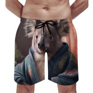 Pantaloncini da uomo Koala Board Summer Amazing Portraits Abbigliamento elegante Casual Beach Surf maschile Costume da bagno dal design ad asciugatura rapida