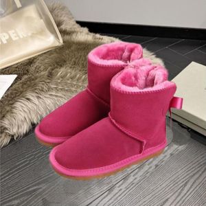 2023 mulheres inverno ultra mini bota designer botas de plataforma australiana para homens couro real quente tornozelo pele botas sapato luxuoso 35--46 botas de neve femininas agg8888x