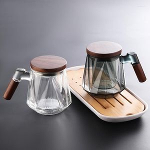 Wine Glasses Office Cup Tea Water Separation Ceremony Personal Special Drinking Heat-resistant Glass