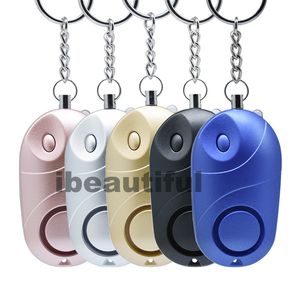 Wholesale 100x Personal Alarm Girl Women Old man Security Protect Alert Safety Scream Loud Keychain 130db Egg