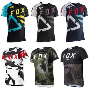 Camiseta masculina downhill fox cup mountain bike mtb camisa offroad dh camisa de motocicleta motocross sportwear corrida de bicicleta
