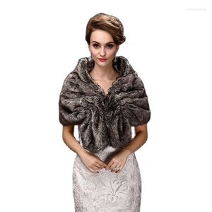 Scarves Wholesale Winter 2 Bridal Gowns Faux Fur Wool Shawls Bridesmaid Dresses Warm Hair Color Shawl Miss Manners Cloak