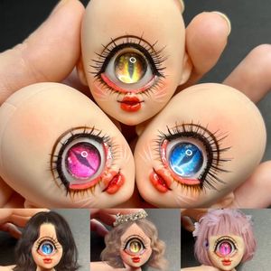Dolls 16 lalka głowa majsterkowicz słodkie oneeyed makijażowe akcesoria z kolorowymi oczami dziecięce zabawki 230923