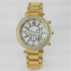 Słynna m marka moda najlepsza kobiety zegarek luksusowy zegarek z diamentami srebrnymi różowatymi miłośnikami oglądania wysokiej jakości 223T