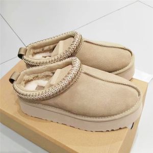 Mulheres Austrália Botas de Designer Tazz Tazz Pele de Carneiro Shearling Plataforma Chinelos Sapatos de Inverno Clássico Ultra Mini Bota de Neve Camurça Botas de Tornozelo de Lã