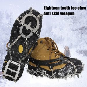 Rodeln, Eisstollen, Traktion, Schneegriffe für Stiefel, Schuhe, Herren, rutschfest, 18 Spikes, sicherer Schutz, Wandern, Bergsteigen, 230922