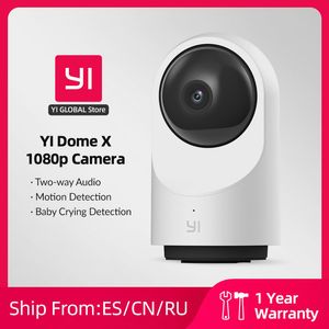 Kamery IP Yi Dome Camera x 1080p HD IP Security kamera wewnętrzna z wi-Fi upływem czasu ludzkiego AI AII Assistant Kompatybilność 230922