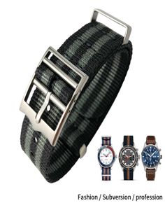20mm 22mm Hight Quality Nylon Watch Band For Black Bay 1958 James Bond 007 NATO Weaving Black Green Colorful Strap Canvas Bracelet7750158