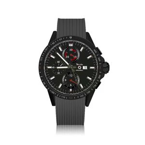 Relógio mecânico automático de luxo masculino requin carrera 1887 prata branco caixa aço inoxidável calendário preto trabalho completo dia271n