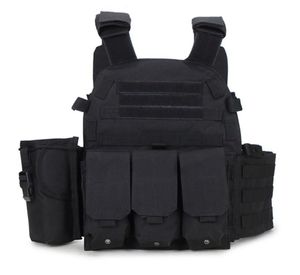 Tactical 6094 Molle Vest Combat Body Armor Vest Army Paintball Wargame Plate Carrier Hunting Accessories7771737