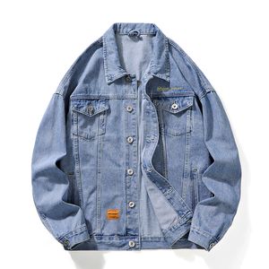 Men's Jackets Denim Jacket Men Vintage Jean Coats Streetwear Fashion Jean outwear Men Turn Down Collar Denim Outerwear Cotton Bomber 230922