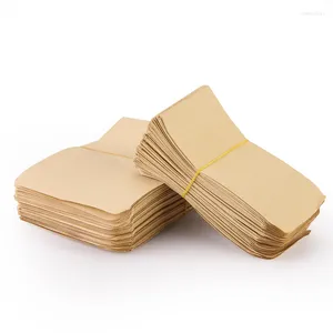 Storage Bags 100Pcs Kraft Paper Seed Protective Envelope Mini Envelopes Packets Garden Home Reusable Packaging Wholesale