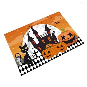 Carpets Halloween Door Carpet Household Anti-skid Water Absorbing Mat Decoration Home