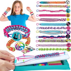 Arts and Crafts Friendship Bracelet Making Kit for Girls - Arts and Crafts Jewelry Making Toys for 5 6 7 8 9 10 11 12 Years Old Gifts for Kids 230923