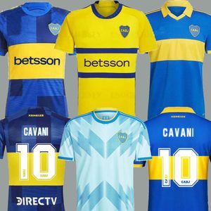 Torcedores jogador 2023 Boca Juniors camisas de futebol VILLA SALVIO Homens crianças Benedetto Salvio camisa de futebol 23 24 camisa de futebol TEVEZ CARLITOS MARCOS ROJO VAZQUEZ CAVANI