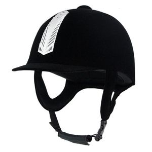 Caschi per pattini LOCLE Casco da equitazione equestre Traspirante Durevole Sicurezza Mezza copertura Pilota per uomini Donne Bambini 5262 cm 230922