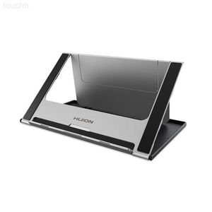 Canetas para tablets gráficos Huion ST-200 Suporte multi-ângulo ajustável Suporte dobrável de metal para monitor gráfico para 15,6 polegadas L230923