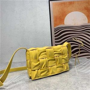 Kassetten Crossbody Bag Bottegvenets gewebt 7A Intrecciato Schicht Square Falten geprüft