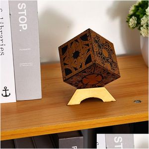 Decorative Objects Figurines 1 Hellraiser Puzzle Box Moveable Lament Horror Terror Figures Film Serie Cube Iq Eq Test Toys Kids Gif Dh3O5