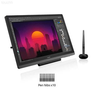 Graphics Tablets Pens HUION Kamvas 20 Graphics Tablet Monitor 19.5 inch Battery-free 8192 Levels Pen IPS With AG Glass 120%sRGB Pen Tablet Monitor L230923