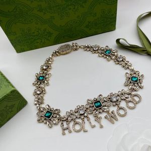 Hellowood aristokratisk designer halsband fashionabla kvinnors halsbandsmycken