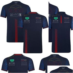Motorcykelkläder 2023 F1 Team Racing T-shirt Forma 1 Driver Shirts T-shirts Motorsport Nya säsongsklädfans toppar Herr Jersey Plu DHVH9