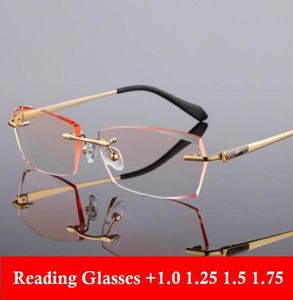 サングラスvazrobe reading Glasses Male 10 125 175 20 25 275 30 Persbyopia Men Rimless Blue Brown Grey眼鏡FRA1743532