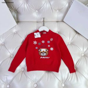 Maglione con motivo cartoon occhiali per bambini Pullover lavorato a maglia a maniche lunghe per ragazzo ragazza Taglia 90-150 CM girocollo bambino Maglieria top Sep20