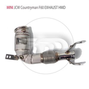 Egzoz Manifold Mini JCW COUNTERMAN CLUBMAN F56 F57 F60 2.0T CAR AKSİSORE İÇİN KATALİTİK KONVEREKTÖRÜ İLE YÜKSEK AKLIK KAPALI