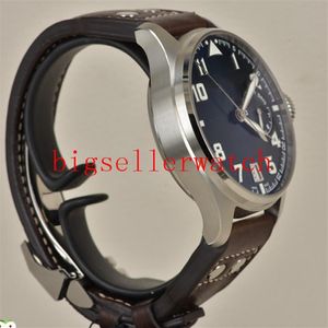 Luksusowa jakość Fabryka 46 mm duża pilot stal 50041 500916 7 -dniowy rezerwat zasilania automatyczny ruch zegarek męski Automatyczny zegarek męski WA217K