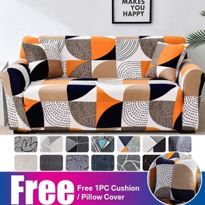 Stolskydd Yeahmart Stretch Printed Soffa 1 2 3 4 -sits soffskydd för vardagsrumsslipcover L Formmöbler Protector 230923