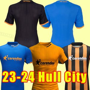 Camisas de futebol Hull Cities 23 24 Ozan TUFAN ALLAHYAR OSCAR GREAVES camisas de futebol SINIK SERI DOCHERTY TETTEH The Tigers jersey 2023 2024