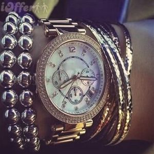 M marca diamante japão movimento pulso de quartzo ouro aço inoxidável relojes moda negócios masculino feminino qualidade superior prata dourada wris189r