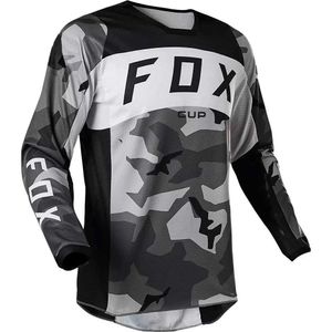 Erkekler Yokuşuk Formalar Fox Cup Dağ Bisikleti MTB Gömlek Offroad T-Shirt DH Motosiklet Jersey Motokros Spor Giyim Bisiklet