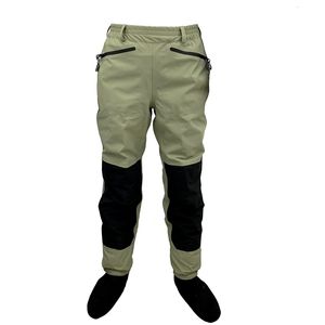 Rain Boots 3 Layer Breattable Waterproof Fly Fishing Midje Waders Stocking Foot High Pant Wader Hållbar ankajakt Wading Pants 230922