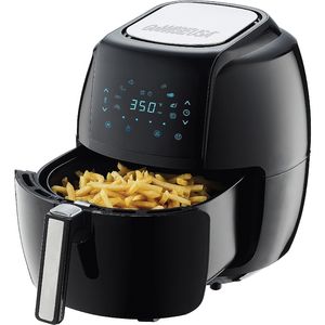 DUTRIEUX kitchen appliances airfryers 1700-Watt 5.8-QT 8-in-1 Digital Air Fryer with Recipe Book, air fryers on offer Black