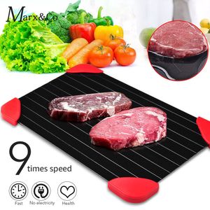 Chopping Blocks Fast Defrosting Tray Thaw Defrost Plate Large Board NonStick Coated Frozen Food Meat Fish Kitchen Gadgets Tool 230922