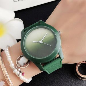 Orologi da polso al quarzo in coccodrillo per donna uomo unisex con quadrante stile animale cinturino in silicone orologio LA11209x