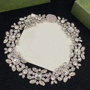 Аристократическое дизайнерское ожерелье для женщин, белое золото, пшеничное ухо, модное ожерелье, версия для свадебной вечеринки, ювелирные изделия