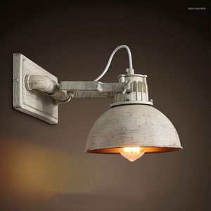 Vägglampor American Retro Lamp vardagsrum sovrum kök kaffe bar dekor e27 edison glödlampa industriell belysning fixturer lampor