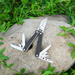 Andra köksverktyg Muliti Tool Folding Pocket Camping EDC Survival Knives Skruvmejselflasköppnare Rostfritt stål Trädgårdsverktyg 230922