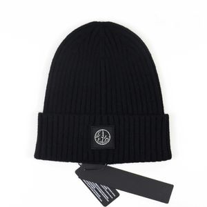 Topp nya modedesigner hattar mäns och kvinnor beanie höst/vinter termisk stickad hatt skidmärke motorhuven hög kvalitet plädskalle hatt
