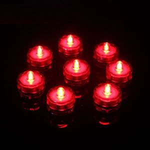 Candle Light LED Submersible Waterproof Tea Lights Batteris Power Decoration Candle Wedding Party Christmas High Quality Decoration ll