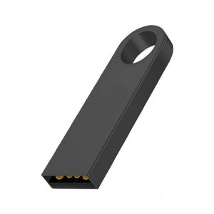 Discos rígidos externos USB Flash Drives 128GB à prova d'água de alta velocidade Metal Black Pen Drive Memory Stick 64GB Memórias USB 32GB Armazenamento para PC 230923