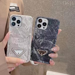 Designer iPhone Phone Case 15 14 Pro Max Luxury Card Slot High Quality Purse 18 17 16 15pro 14pro 13pro 12pro 13 12 11 X Xs 7 8 with Logo Box Packing 922