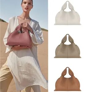 Kvinnor Totes Bag numero Neuf Designer Fullkorn Textured Leather Totes Handväska Dumpling Bag Layer Cowhide Handhållen Single Shoulder Messenger