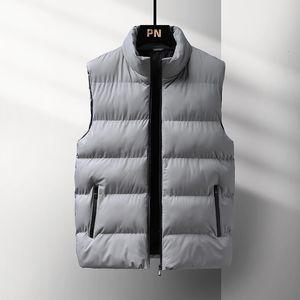 Parka da uomo in piumino di cotone gilet da uomo primavera e autunno tendenza indietro cuore marca fuori indossando senza maniche clip cappotto invernale coa 230922