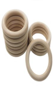 Unfinished Wood Rings 12580mm Natural Maple Wooden Teething Nursing Necklace Accessories DIY Crafts For Baby Teethers8020758